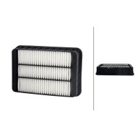 Air Filter insert 268 x 184 mm HELLA for e.g. MITSUBISHI...