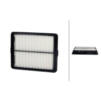 Air Filter insert 244 x 187 mm HELLA suitable for e.g....