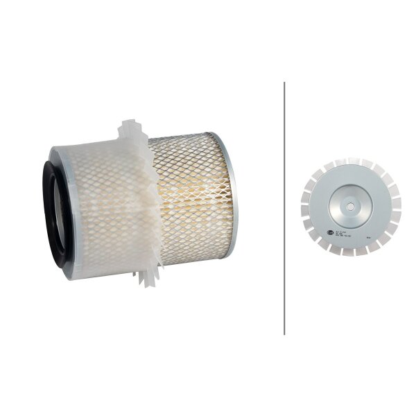 Luftfilter-Einsatz HELLA IAM-Expertise passend für u.a. MITSUBISHI L200