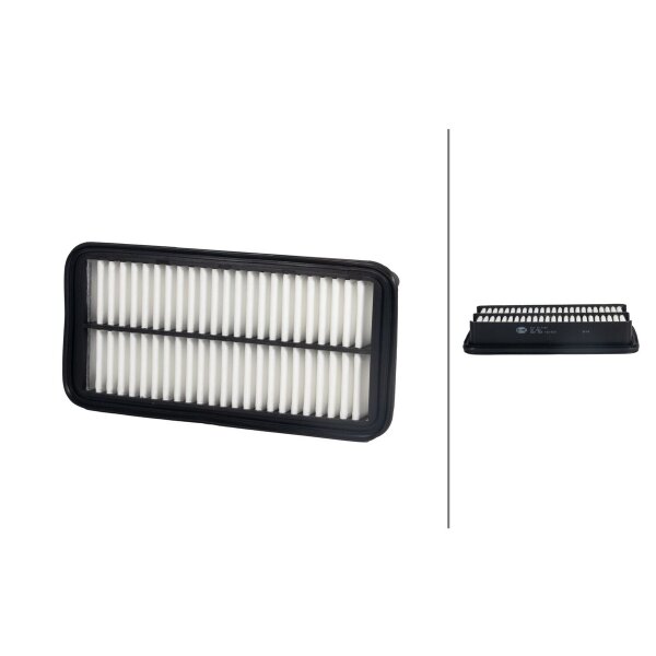 Air Filter insert 255 x 125 mm HELLA IAM-Expertise fits HYUNDAI GETZ