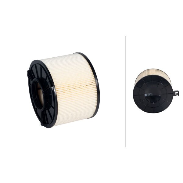 Air Filter insert HELLA IAM-Expertise suitable for e.g. AUDI A5