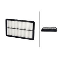 Air Filter insert 297 x 176 mm HELLA suitable for e.g....