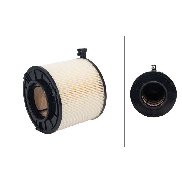 Air Filter insert HELLA IAM-Expertise suitable for e.g. AUDI A4