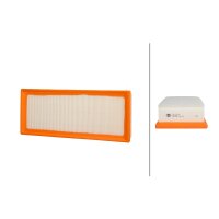 Air Filter insert 351 x 141 mm HELLA suitable for e.g....