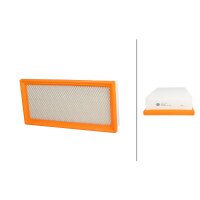 Air Filter insert 362 x 172 mm HELLA for MERCEDES-BENZ SL...