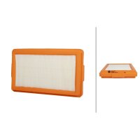 Air Filter insert 320 x 182 mm HELLA suitable for BMW 3...