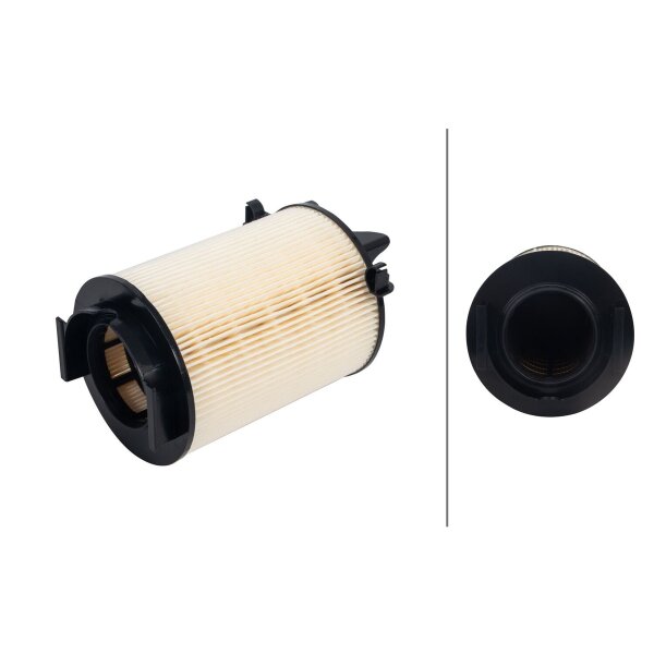Air Filter insert HELLA Filtration-Expertise suitable for e.g. VW