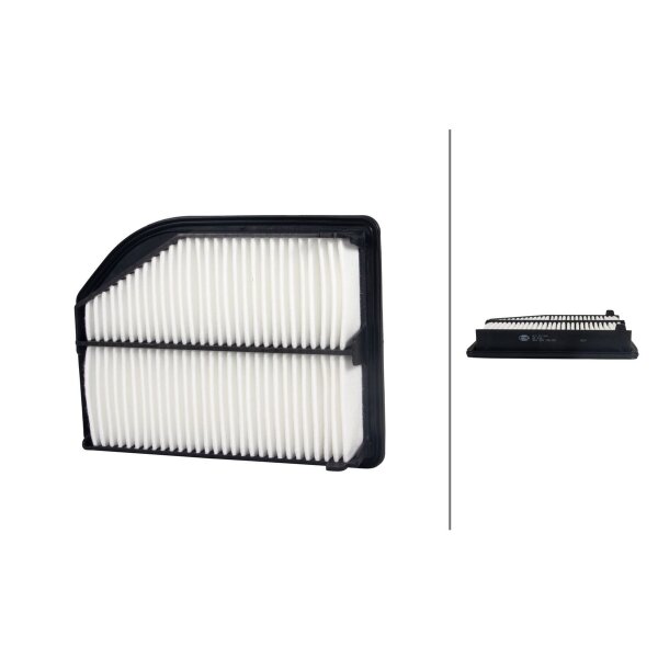 Air Filter insert 256 x 196 mm HELLA IAM-Expertise fits HONDA CR-V