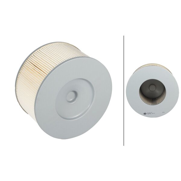 Air Filter insert HELLA IAM-Expertise suitable for e.g. TOYOTA HILUX