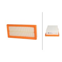 Air Filter insert 297 x 133 mm HELLA for MERCEDES-BENZ...