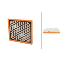 Air Filter insert 289 x 258 mm HELLA suitable for e.g....