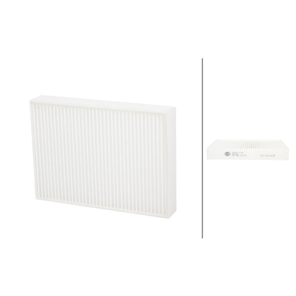 Innenraumfilter Pollenfilter 212 x 151 mm HELLA für u.a. MERCEDES-BENZ VITO