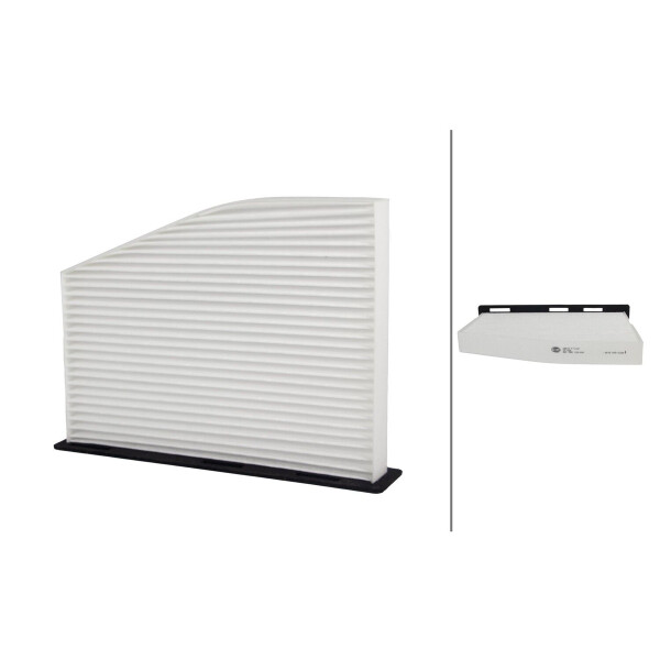 Cabin Filter Pollen Filter 272 x 213 mm HELLA suitable for e.g. VW GOLF