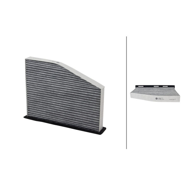 Cabin Filter Activated charcoal filter 272 x 213 mm HELLA for VW GOLF and others