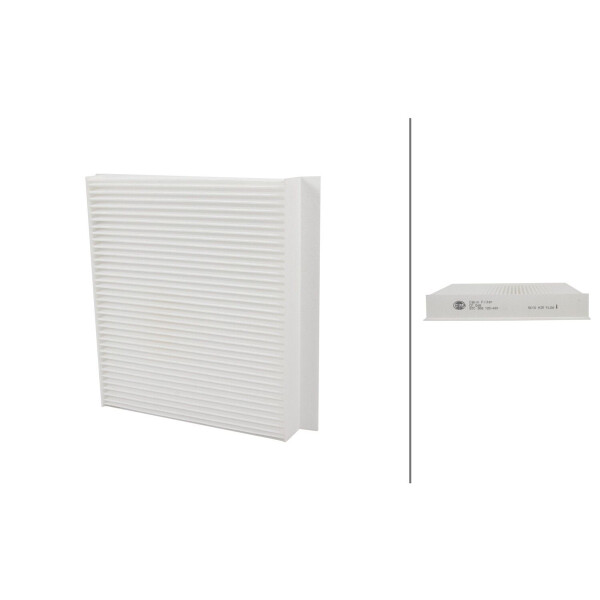 Innenraumfilter Pollenfilter 200 x 176 mm HELLA für u.a. SUZUKI SWIFT