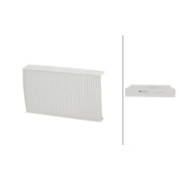 Cabin Filter Pollen Filter 270 x 158 mm HELLA for e.g....