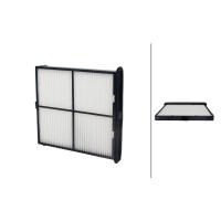 Cabin Filter Pollen Filter 235 x 214 mm HELLA for e.g....