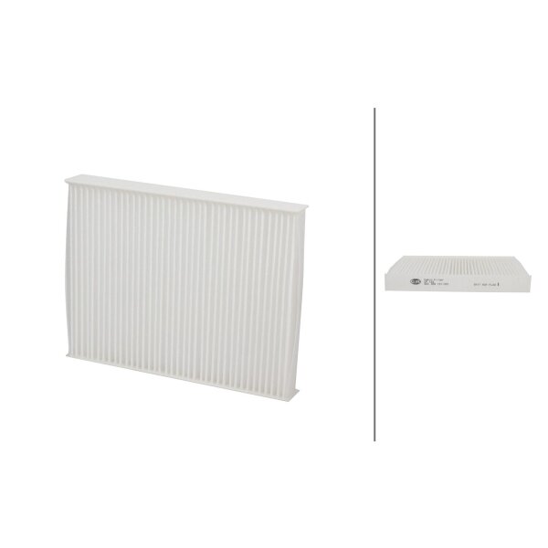 Innenraumfilter Pollenfilter 216 x 164 mm HELLA für u.a. FIAT PUNTO