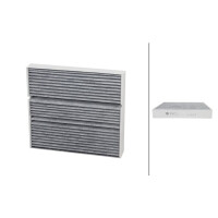 Cabin Filter Pollen Filter 257 x 230 mm HELLA for...