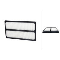 Cabin Filter Pollen Filter 368 x 204 mm HELLA for...