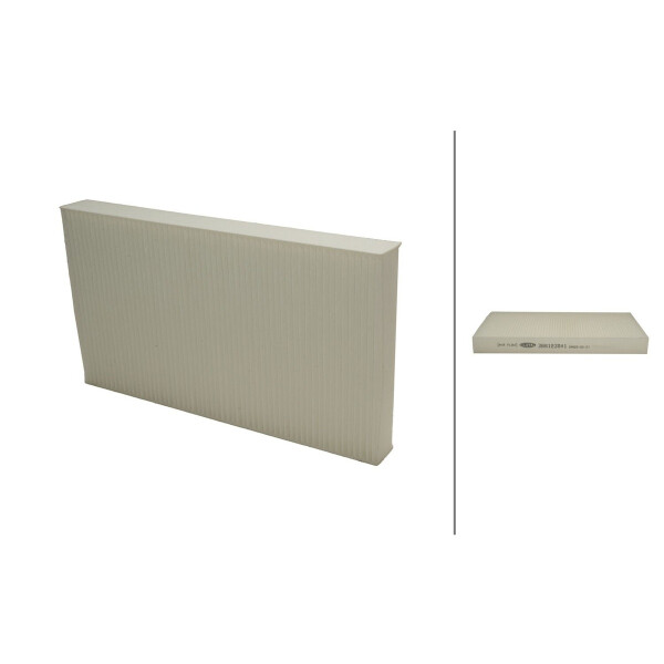 Cabin Filter Pollen Filter 290 x 160 mm HELLA for e.g. IVECO DAILY