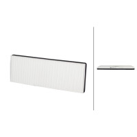 Cabin Filter Pollen Filter 360 x 127 mm HELLA for e.g....