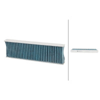 Cabin Filter antibacterial 300 x 90 mm HELLA for e.g....
