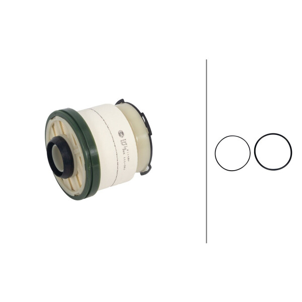 Fuel Filter insert Ø 81 mm HELLA IAM-Expertise fits FORD RANGER