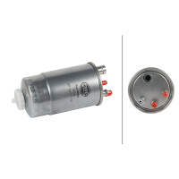 Fuel Filter In-line filter Ø 89 mm HELLA for FIAT...