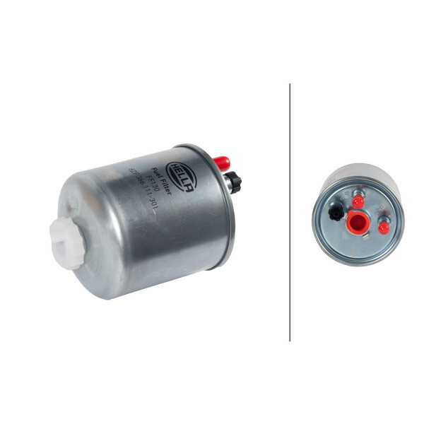 Fuel Filter In-line filter Ø 95 mm HELLA for RENAULT KANGOO and others