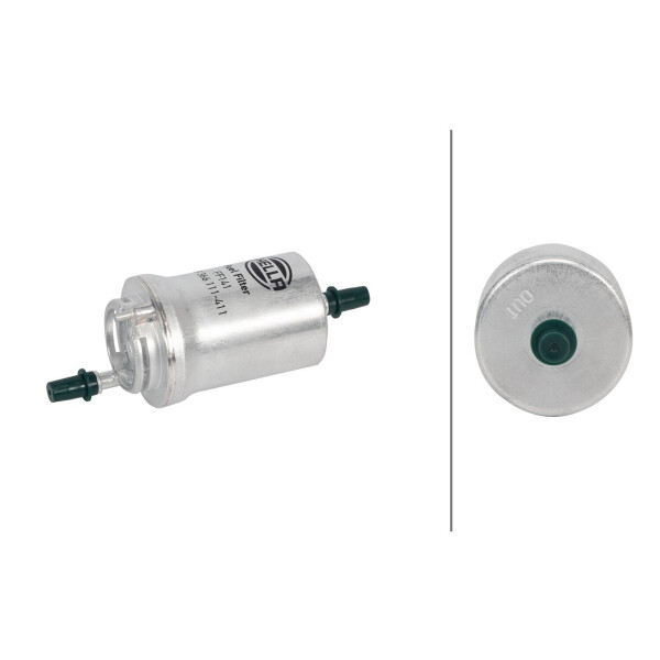 Fuel Filter In-line filter Ø 61 mm HELLA for SEAT ALTEA and others