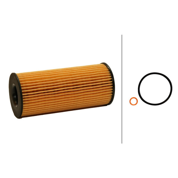 Oil Filter insert Ø 53 mm HELLA suitable for BMW 3 Series and others