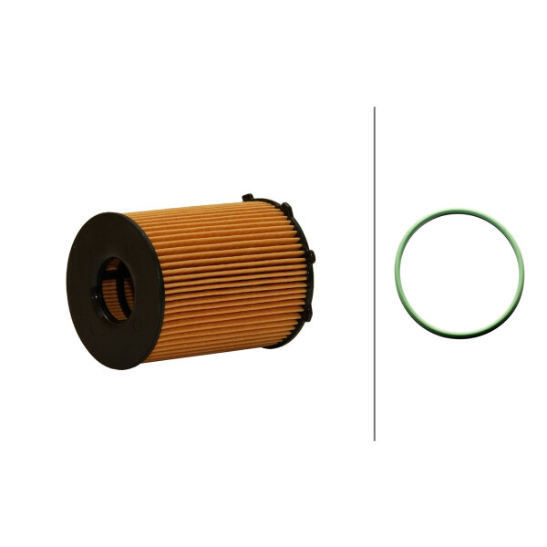 Oil Filter insert Ø 70 mm HELLA IAM-Expertise suitable for e.g. CITROËN C4