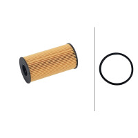 Oil Filter insert Ø 57 mm HELLA suitable for...