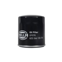 Oil Filter single screw-on Ø 76 mm HELLA suitable...