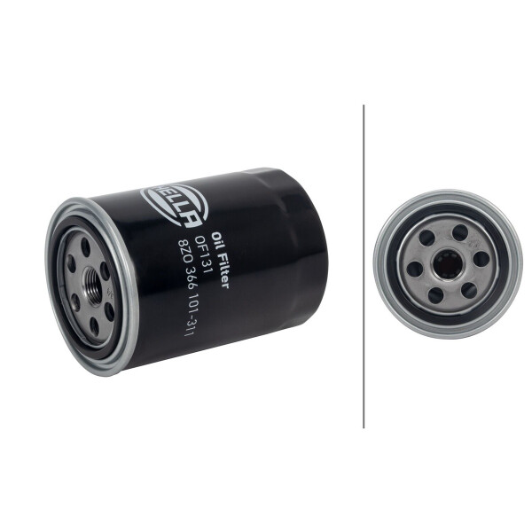 Ölfilter einfach anschraubbar Ø 86 mm HELLA passend für u.a. FORD GALAXY