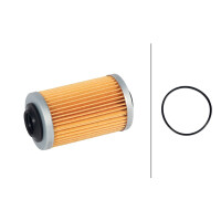 Ölfilter-Einsatz Ø 53 mm HELLA IAM-Expertise passend für u.a. CADILLAC CTS