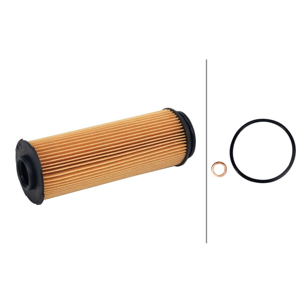 Oil Filter insert Ø 54 mm HELLA suitable for BMW 7 Series and others