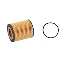 Oil Filter insert Ø 62 mm HELLA IAM-Expertise suitable for e.g. CHEVROLET AVEO