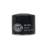 Oil Filter single screw-on Ø 93 mm HELLA suitable...