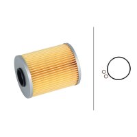 Oil Filter insert Ø 82 mm HELLA suitable for BMW 3...