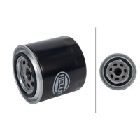 Oil Filter single screw-on Ø 93 mm HELLA suitable...