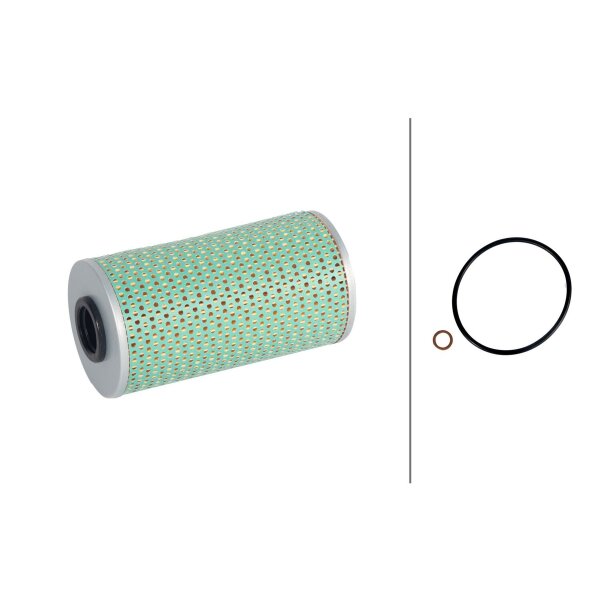 Oil Filter insert Ø 83 mm HELLA suitable for BMW 7 Series and others