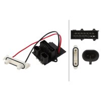 Resistor Interior Blower 12 V 14-pin HELLA for e.g....