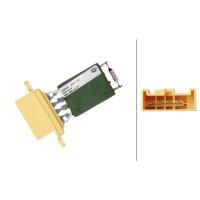 Widerstand Innenraumgebläse 12 V 4-polig HELLA...