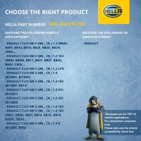 Widerstand Innenraumgebläse 12 V 14-polig HELLA für u.a. RENAULT CLIO