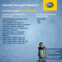 Widerstand Innenraumgebläse 12 V 2-polig HELLA für u.a. OPEL CORSA