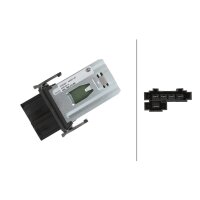 Resistor Interior Blower 12 V 5-pin HELLA for SEAT IBIZA...