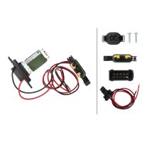 Resistor Interior Blower 12 V 7-pin HELLA for e.g....