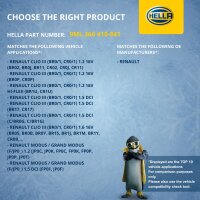 Widerstand Innenraumgebläse 12 V 7-polig HELLA für u.a. RENAULT CLIO